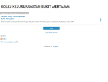 Tablet Screenshot of kolejkejururawatanbukitmertajam.blogspot.com