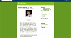 Desktop Screenshot of johnbolinger.blogspot.com