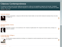 Tablet Screenshot of clasicoscontemporaneos.blogspot.com