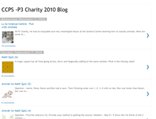 Tablet Screenshot of ccpsp3charity.blogspot.com