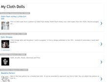 Tablet Screenshot of myclothdolls.blogspot.com