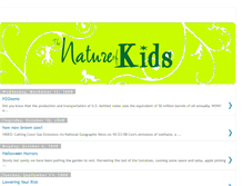 Tablet Screenshot of natureofkids.blogspot.com