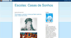 Desktop Screenshot of escolascasasdesonhos.blogspot.com