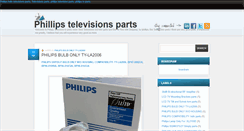 Desktop Screenshot of phillips-hdtv-televisions-parts.blogspot.com