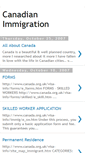 Mobile Screenshot of bonnyzcanadianimmigration.blogspot.com
