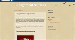 Desktop Screenshot of engagement-settings.blogspot.com