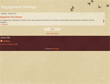 Tablet Screenshot of engagement-settings.blogspot.com