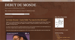 Desktop Screenshot of debutdumonde.blogspot.com