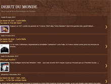 Tablet Screenshot of debutdumonde.blogspot.com