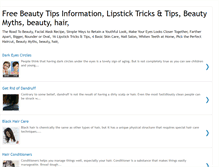 Tablet Screenshot of freebeautytipsinfo.blogspot.com