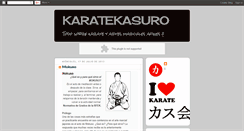 Desktop Screenshot of karatekasuro.blogspot.com