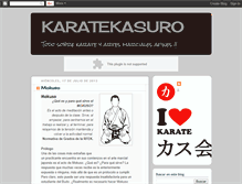 Tablet Screenshot of karatekasuro.blogspot.com