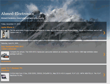 Tablet Screenshot of ahmed-latest-electronics.blogspot.com