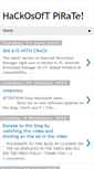 Mobile Screenshot of hackosoftpirate.blogspot.com