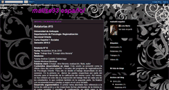 Desktop Screenshot of malise93espanol.blogspot.com