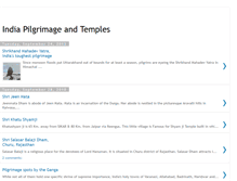 Tablet Screenshot of indiapilgrimsandtemples.blogspot.com