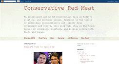 Desktop Screenshot of conservativeredmeat.blogspot.com