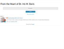 Tablet Screenshot of iriswdavis.blogspot.com