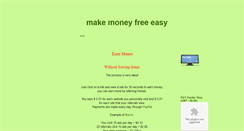 Desktop Screenshot of makemoneyfreeeasy.blogspot.com