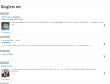 Tablet Screenshot of blogless-me.blogspot.com