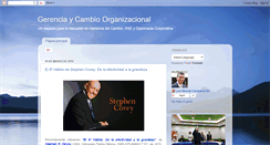 Desktop Screenshot of gerenciaycambio.blogspot.com