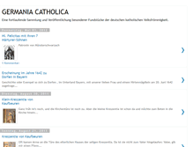 Tablet Screenshot of germania-catholica.blogspot.com