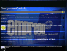 Tablet Screenshot of dicascurriculo.blogspot.com