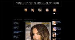 Desktop Screenshot of famous-actors-images.blogspot.com