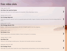 Tablet Screenshot of freevideoslots.blogspot.com