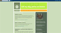 Desktop Screenshot of oohmydogperrosenmexico.blogspot.com