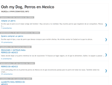 Tablet Screenshot of oohmydogperrosenmexico.blogspot.com