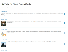 Tablet Screenshot of comunidadenovasantamarta.blogspot.com