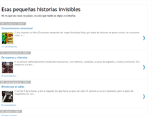 Tablet Screenshot of historiasinvisibles.blogspot.com