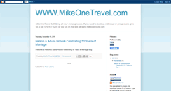 Desktop Screenshot of mikeonetravel.blogspot.com