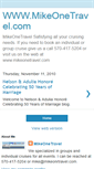 Mobile Screenshot of mikeonetravel.blogspot.com