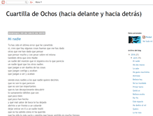 Tablet Screenshot of cuartillaenochos.blogspot.com