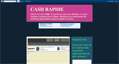 Desktop Screenshot of cashrapide.blogspot.com