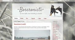 Desktop Screenshot of boseronisti.blogspot.com