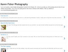 Tablet Screenshot of karenfisherphotography.blogspot.com