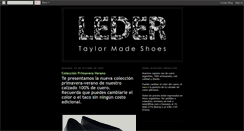 Desktop Screenshot of leder-shoes.blogspot.com