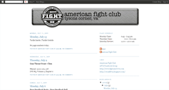 Desktop Screenshot of americanfightclub.blogspot.com