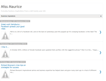 Tablet Screenshot of missmaurice.blogspot.com