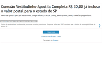 Tablet Screenshot of conexaovestibulinho.blogspot.com