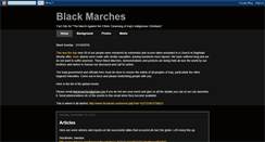 Desktop Screenshot of blackmarches.blogspot.com
