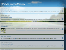 Tablet Screenshot of npumccaringministry.blogspot.com