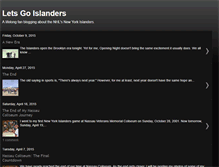 Tablet Screenshot of letsgonyislanders.blogspot.com