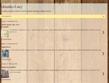 Tablet Screenshot of okienko-lucy.blogspot.com