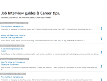 Tablet Screenshot of careerhints.blogspot.com