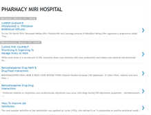 Tablet Screenshot of pharmacymirihospital.blogspot.com