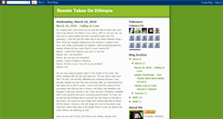 Desktop Screenshot of bonnieinethiopia.blogspot.com